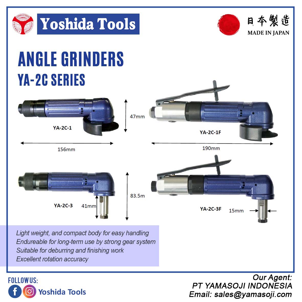 ANGLE GRINDER YA-2C SERIES