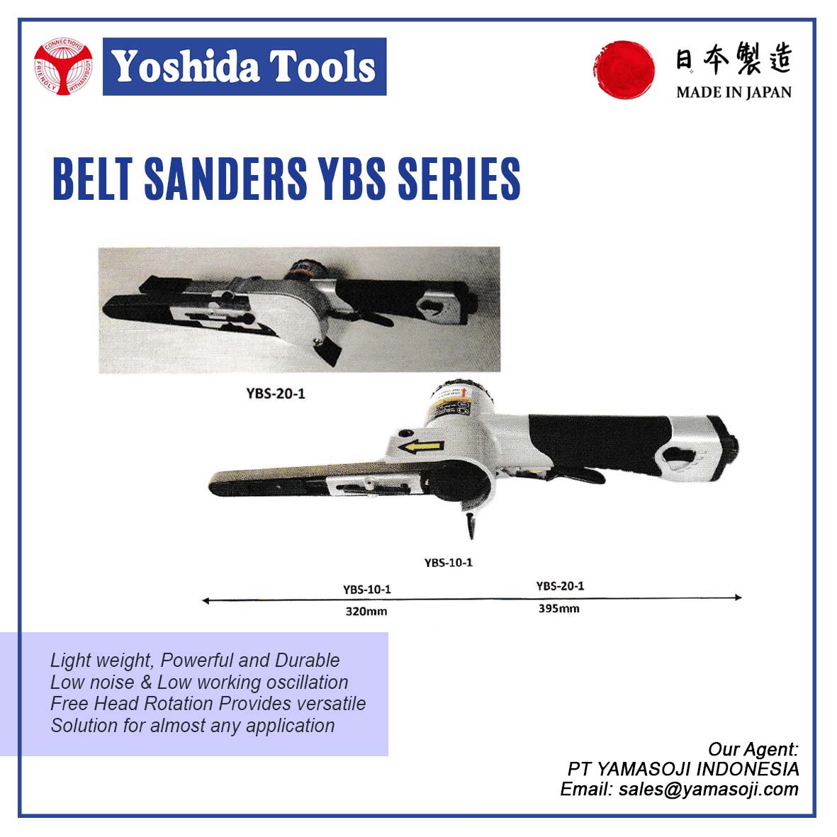 BELT SANDERS YBS SERIES