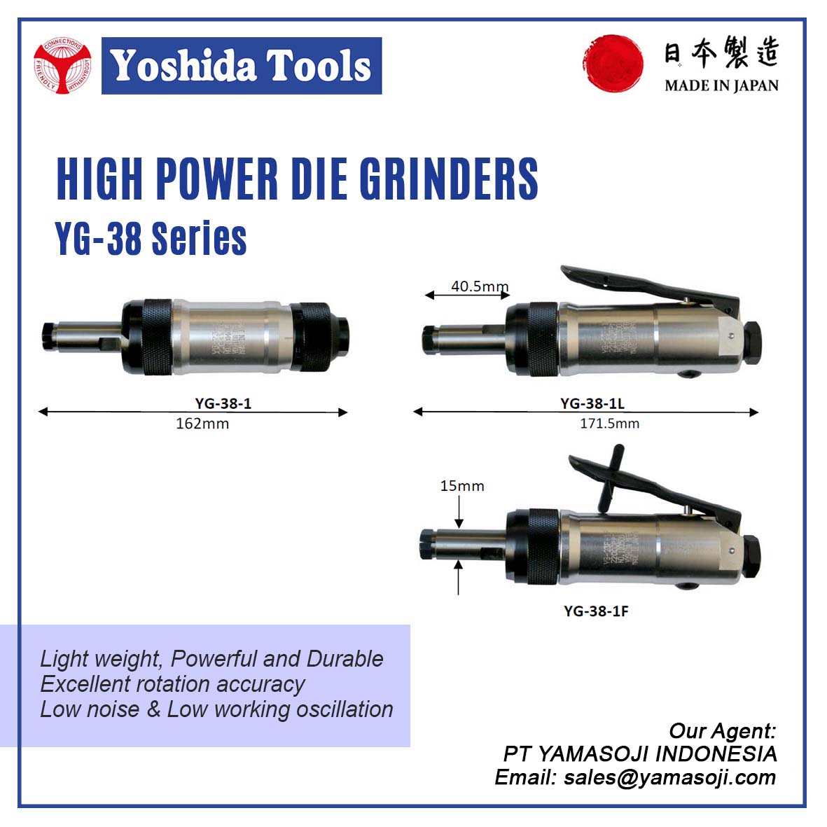 HIGH POWER DIE GRINDER YG-38S
