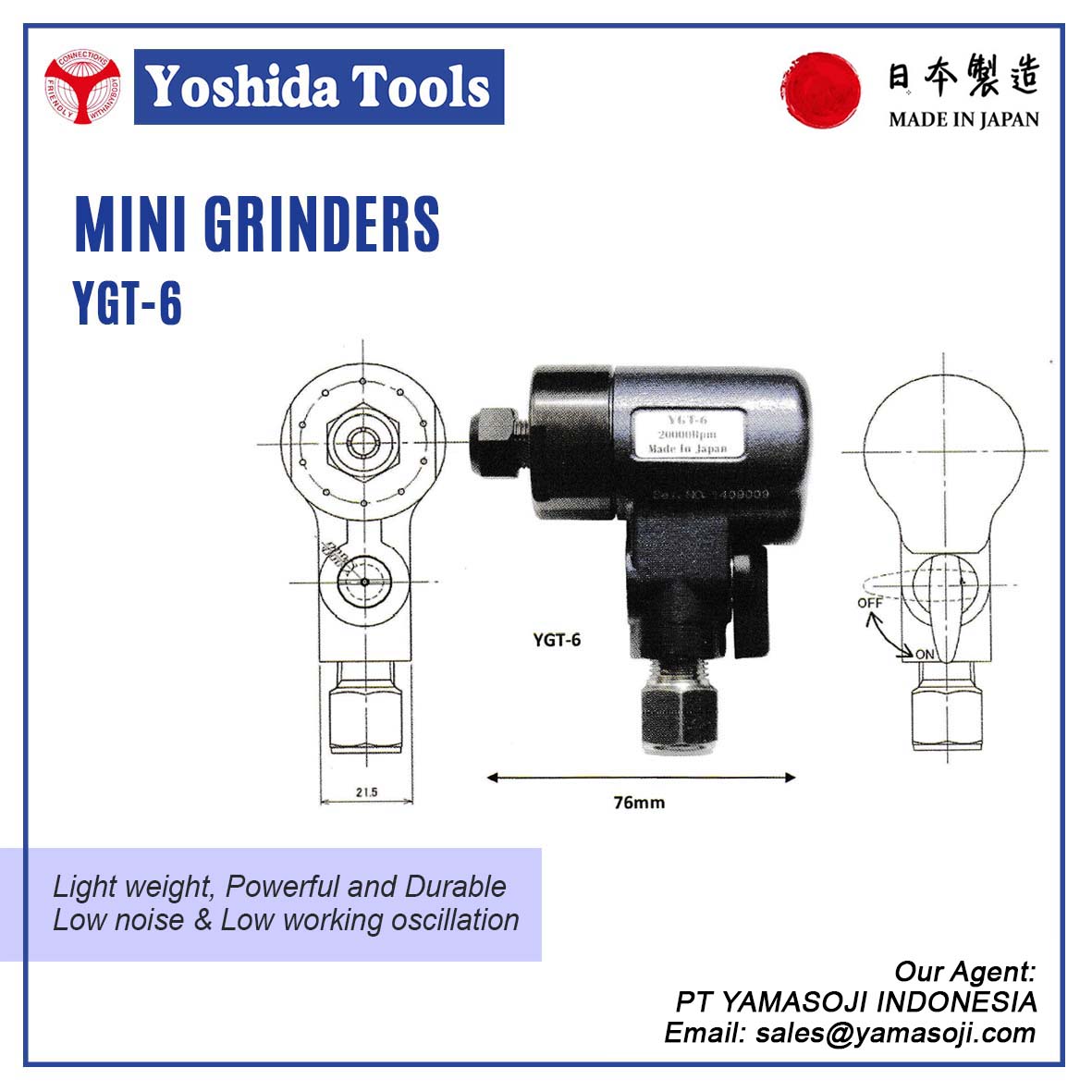 Mini GRINDER YGT-6