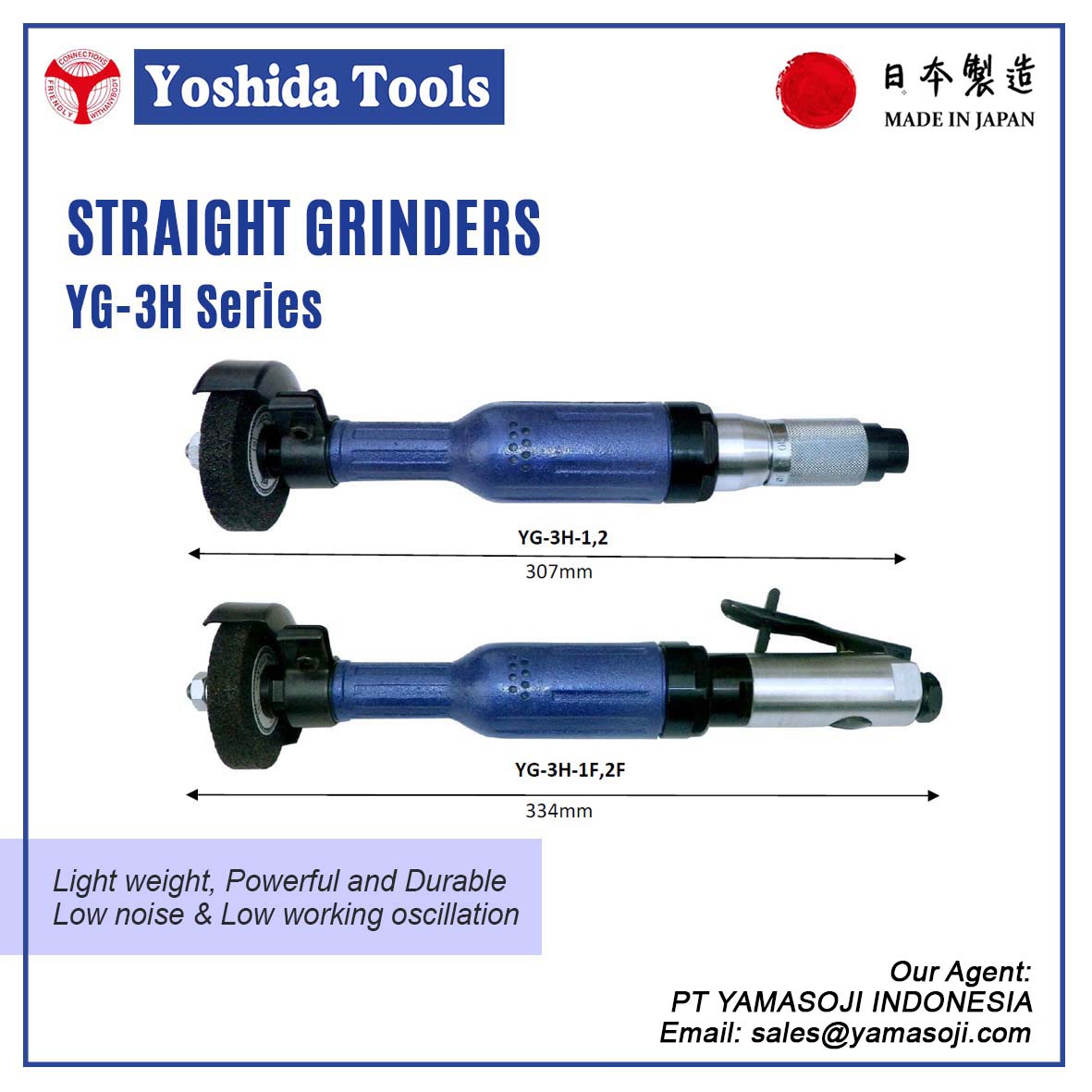 STRAIGHT GRINDER YG-3H SERIES