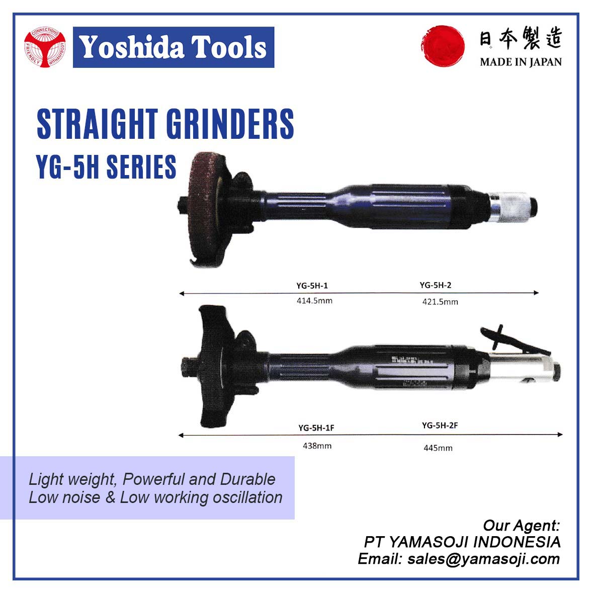 STRAIGHT GRINDER YG-5H SERIES