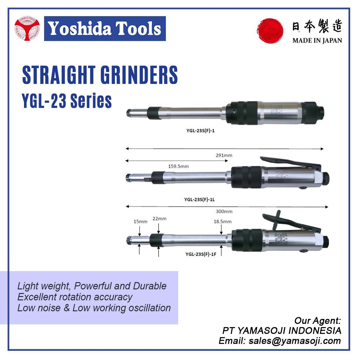 STRAIGHT GRINDER YGL-23S