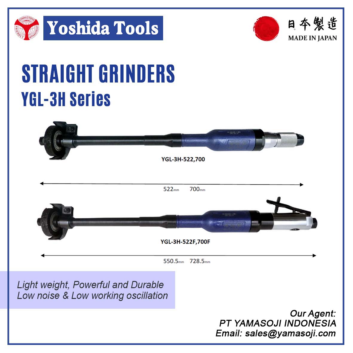 STRAIGHT GRINDER YGL-3H SERIES