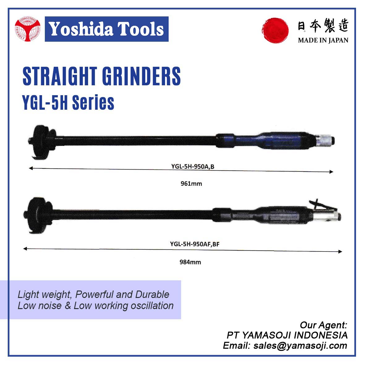 STRAIGHT GRINDER YGL-5H SERIES